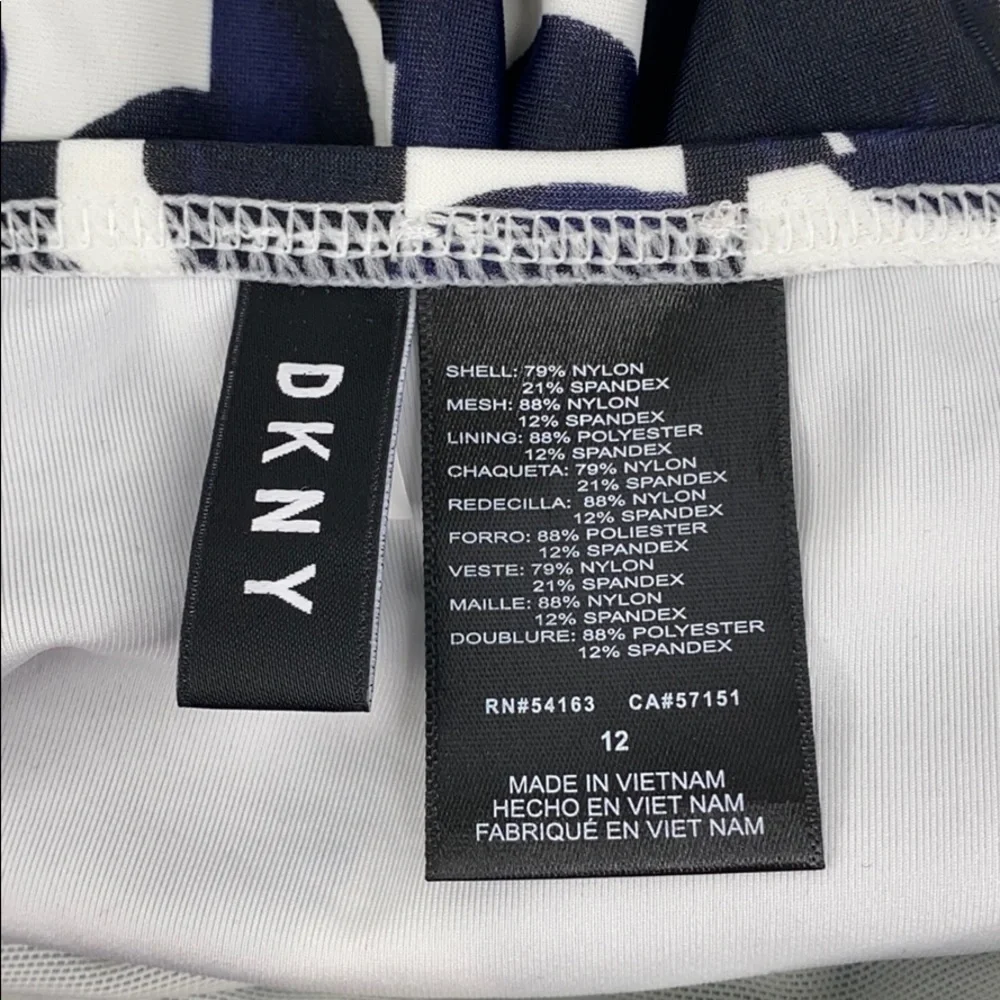 Dkny Mesh Polka Dotted One Piece Swimsuit - Picture 14 of 14